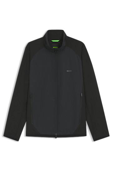 Vindjacka BOSS Super-Stretch Water-Repellent Jacket Svart | 50533773