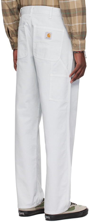 Byxor Carhartt WIP Work In Progress Single Knee Trousers Vit | I031499, 2