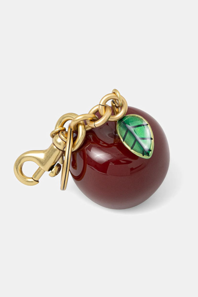 Nyckelringar Coach Coach Apple Keychain Röd | CY399