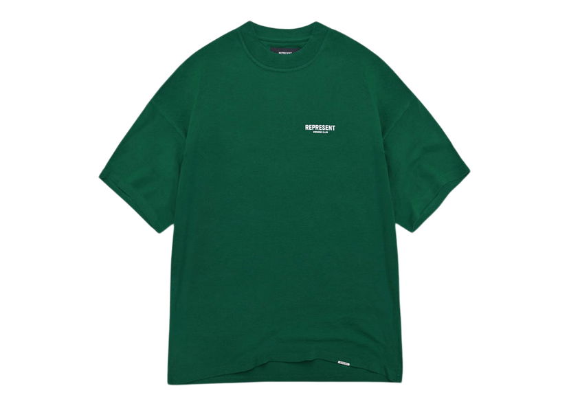 T-shirt Represent Clo Represent Owner's Club T-Shirt Racing Green/White Grön | M05149-62