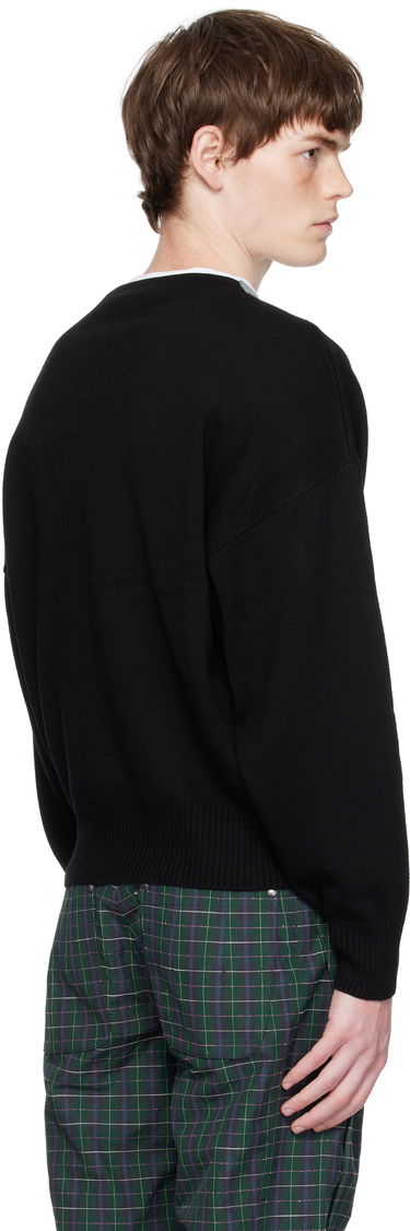 Sweater KIKO KOSTADINOV Kiko Kostadinov Vig Multi Collar Sweater Svart | KKAW25KN04-98, 2