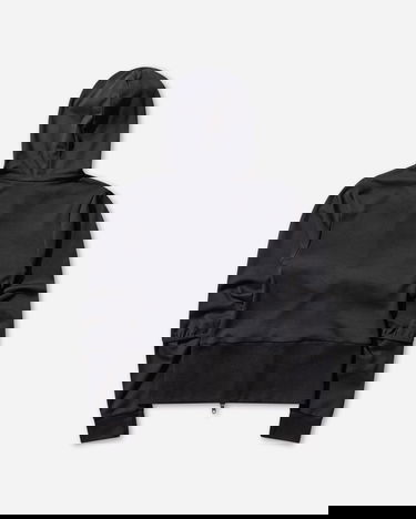 Sweatshirt Chopova Lowena Carino Cropped Hoodie Svart | 5261 BLCK, 2