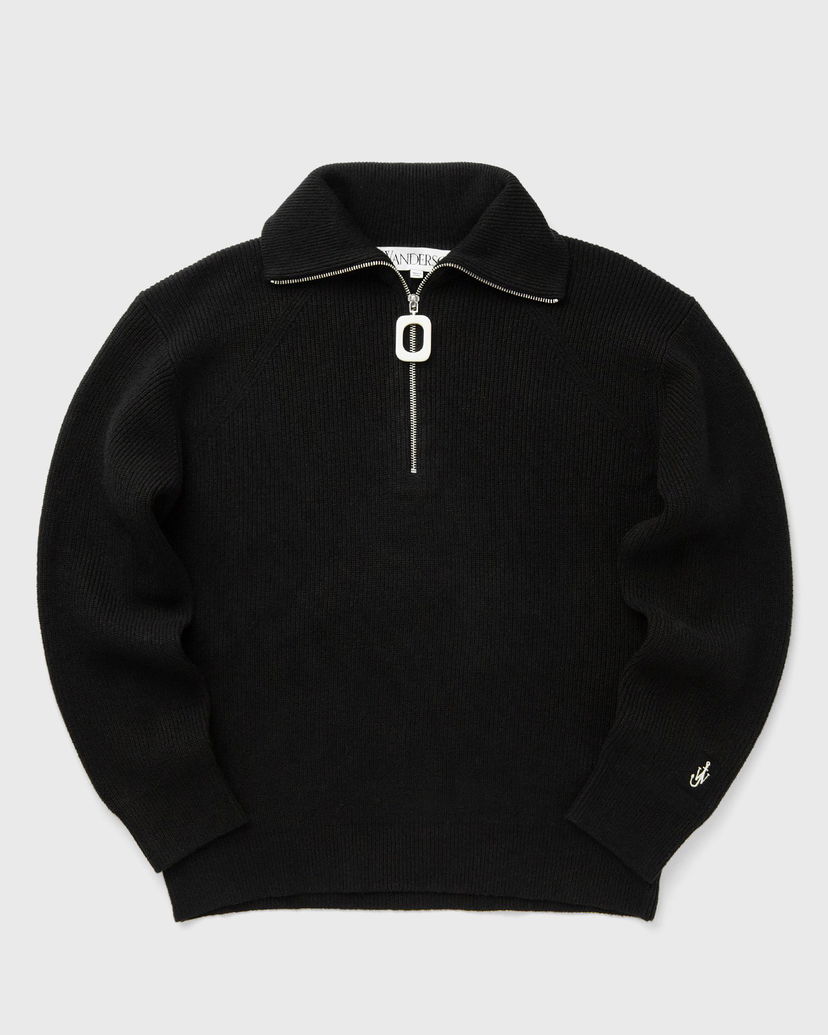 Sweater JW Anderson JW Anderson Half-Zip Jumper Svart | KW1285-YN0372-999