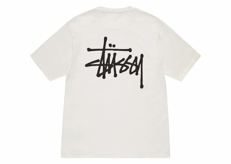 T-shirt Stüssy Short Sleeve T-Shirt Vit | 1904879-NATL/1905001-1002