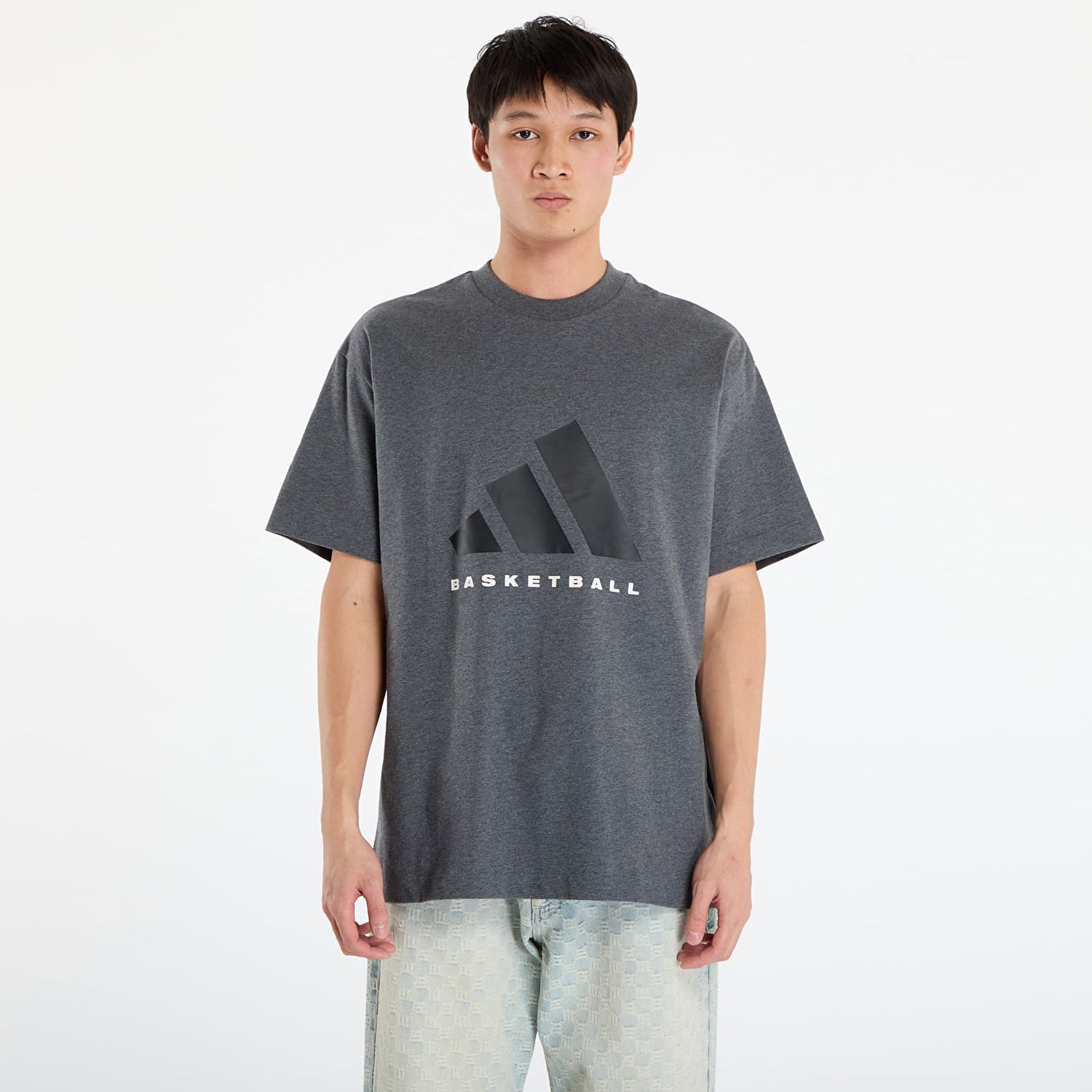 T-shirt adidas Performance Basketball T-Shirt Grå | JN3971, 0