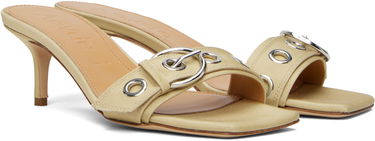 Tillbehör Aeyde Aeyde Ilvy Eyelet Grosgrain Mules Beige | A11-HS-GAIS55TB188-SS25-957-069, 3