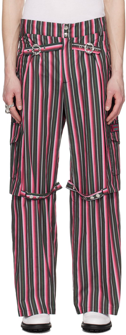 Cargo byxor Chopova Lowena Chopova Lowena Striped Moscha Cargo Pants Flerfärgad | 5131M