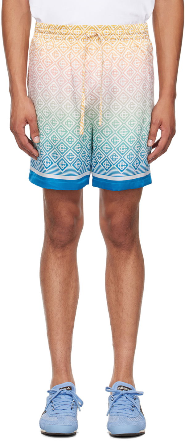 Shorts Casablanca Gradient Monogram Shorts Flerfärgad | MPF24-TR-012-04
