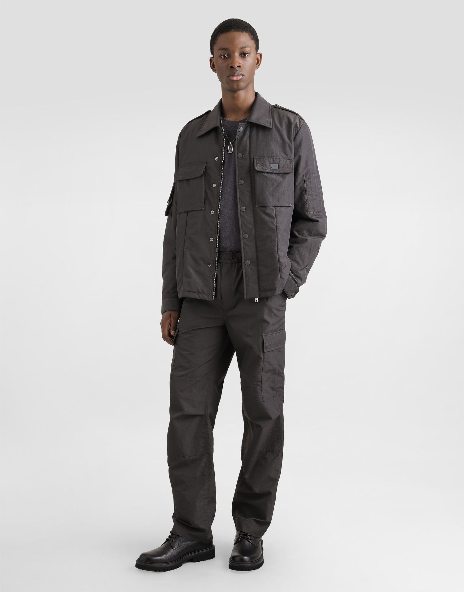 Jacka Dolce & Gabbana Dolce & Gabbana Technical Fabric Jacket Grå | G9BMITFUS28N0636, 1