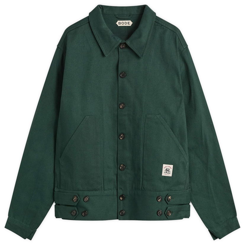 Jacka Bode Knolly Brook Side Tab Jacket Grön | MRF25JA011