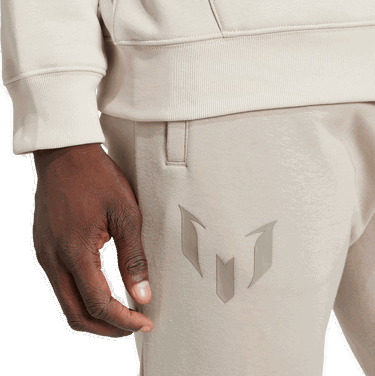 Träningsbyxor adidas Performance Messi Fleece Pants Beige | JC9493, 2