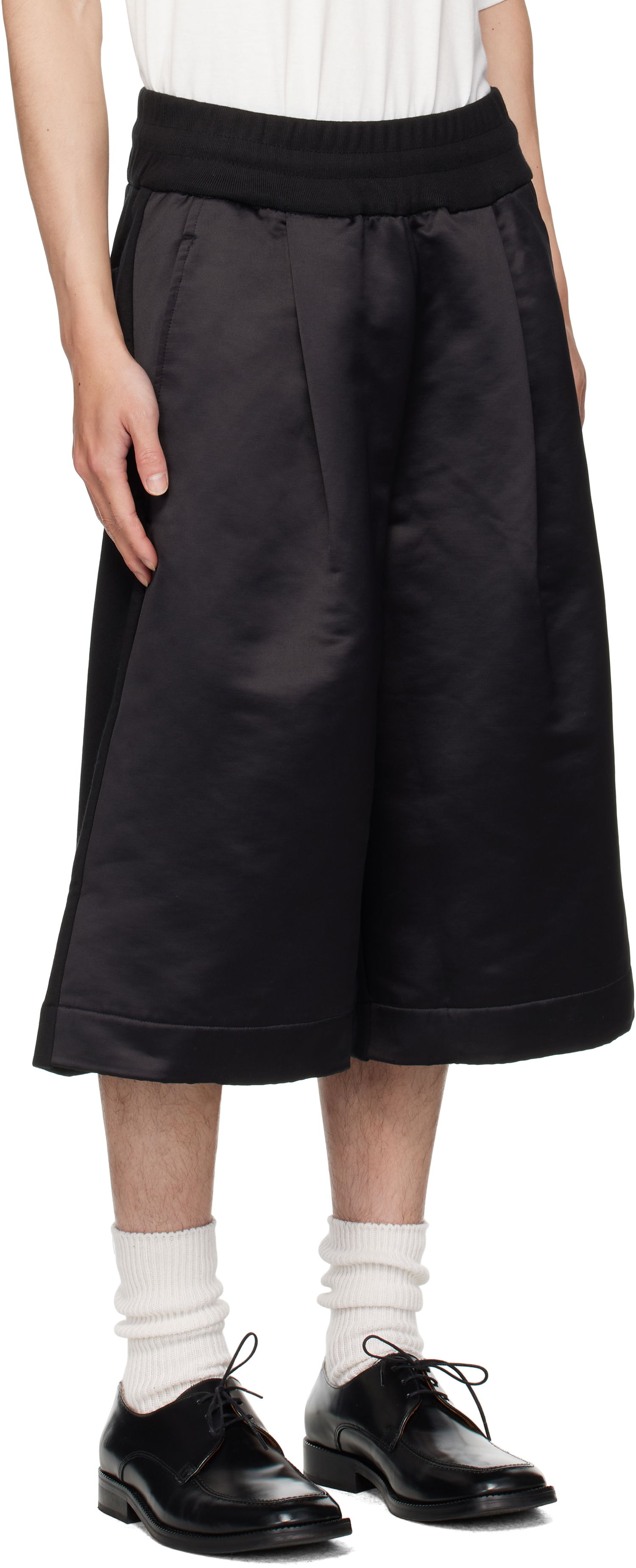 Shorts Dries Van Noten Dries Van Noten Paneled Shorts Svart | 252-021157-2611, 1
