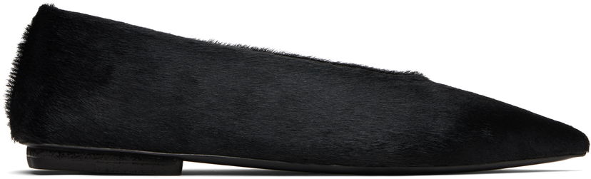Sneakers och skor Marsèll Marsell Ago Short Hair Ballerina Flats Svart | MW8160 P028