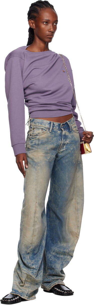 Sweatshirt Vivienne Westwood Vivienne Westwood Hebo Draped Sweatshirt Purpur | 3I010015-J006O-, 3