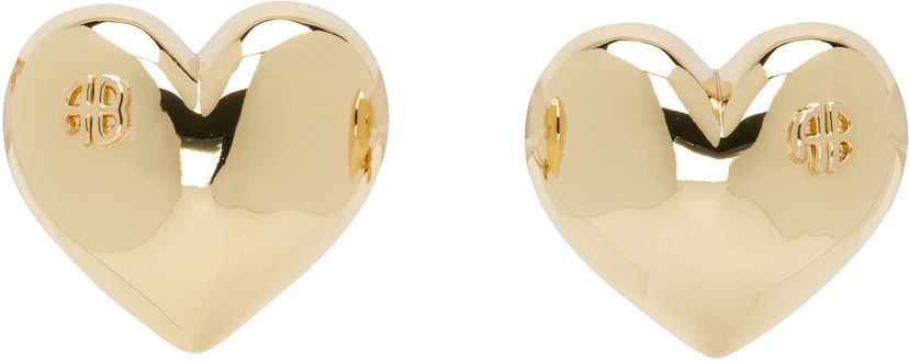 Örhängen Anine Bing ANINE BING Heart Earrings Metallisk | A-15-10448-GLD1