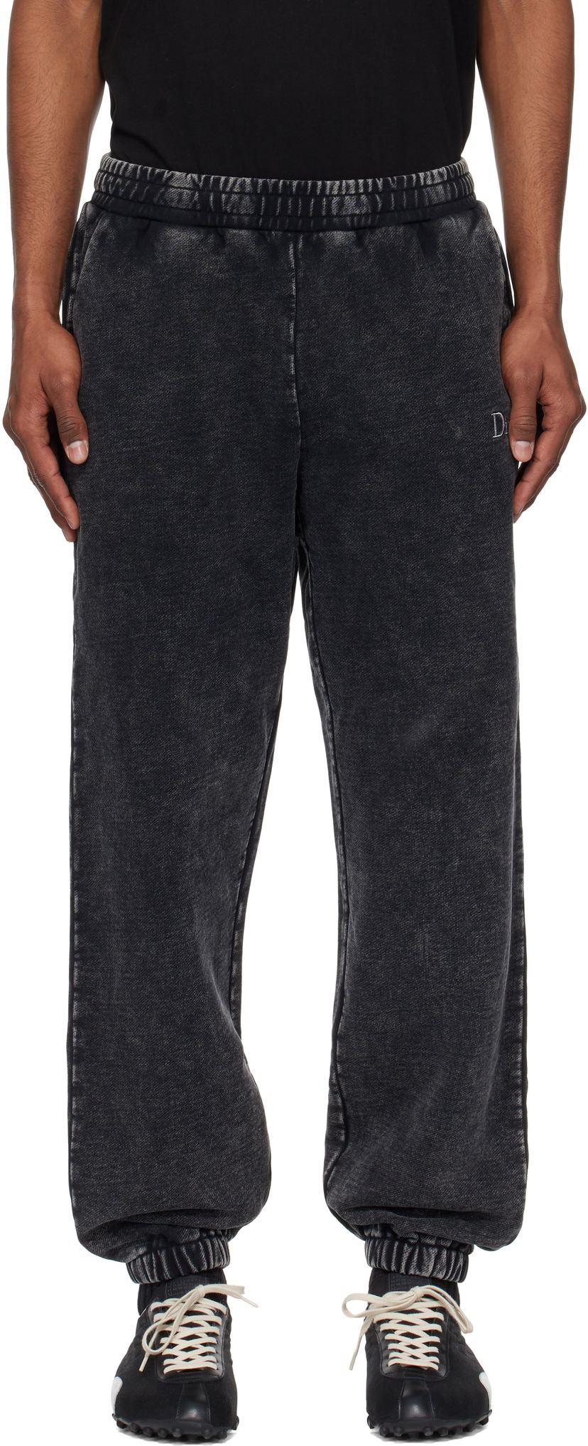 Träningsbyxor Dime Dime Classic French Terry Sweatpants Svart | DIME2SP2537BLK