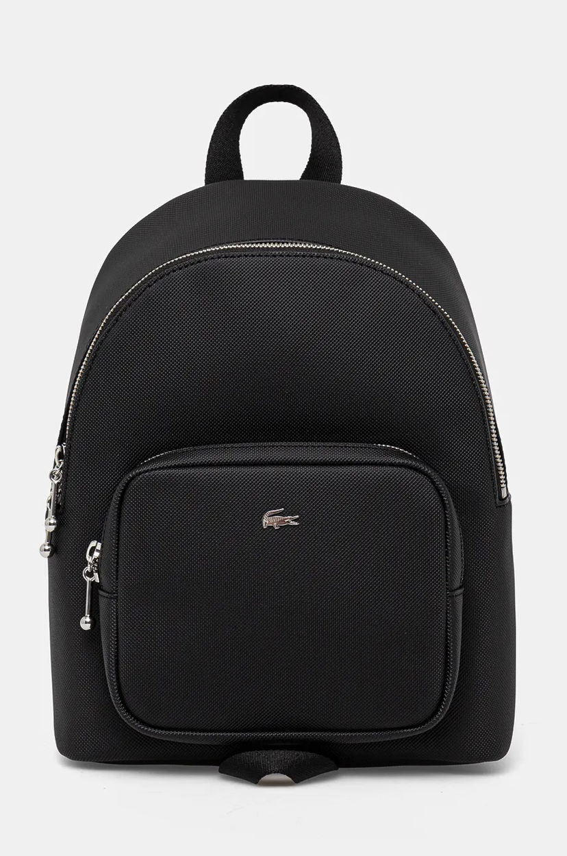 Ryggsäck Lacoste Lacoste Small Smooth Backpack Svart | NF4759DZ