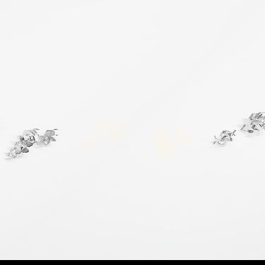 Örhängen GUESS Lily Crystal Flower Stud Earrings Metallisk | JUBE05108JWRH-SILVER, 1