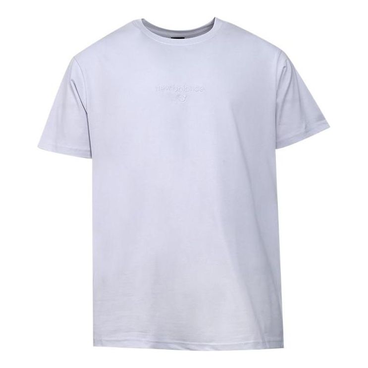 T-shirt New Balance New Balance Embroidered Knit Sports T-Shirt Purpur | AMT21548-LIA