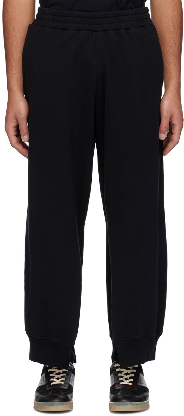 Träningsbyxor Maison Margiela MM6 Side Slit Sweatpants Svart | S52KA0489 S25537
