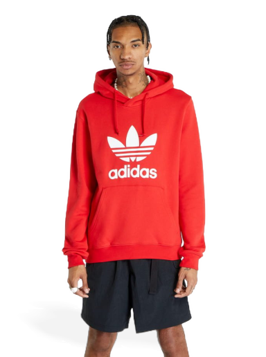 Sweatshirt adidas Originals Trefoil Hoody Better Scarlet Röd | IM4497