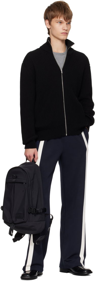 Ryggsäck BOSS Hugo Logo Patch Backpack Svart | 50551814, 3