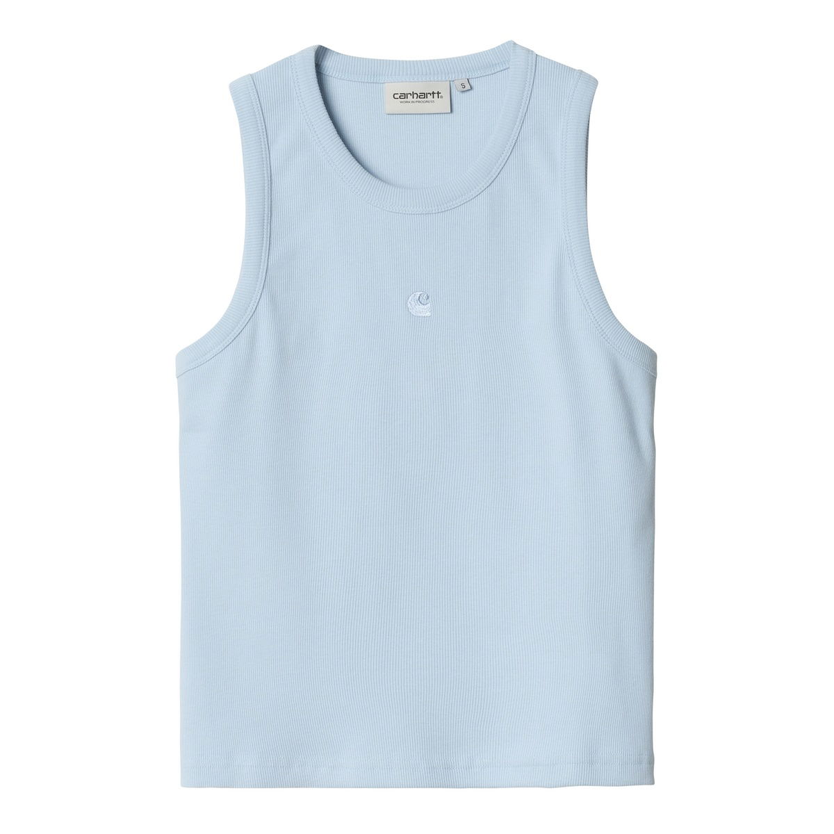Linne Carhartt WIP Carhartt WIP Philips Ribbed Tank Top Blå | I034624_8, 0