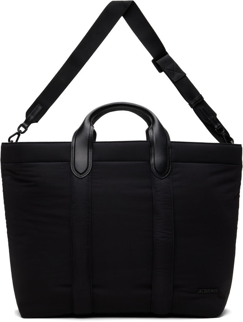 Tygpåse Jacquemus JACQUEMUS La Croisière 'The Bambino Shopper' Tote Svart | 25E255BA423-3174
