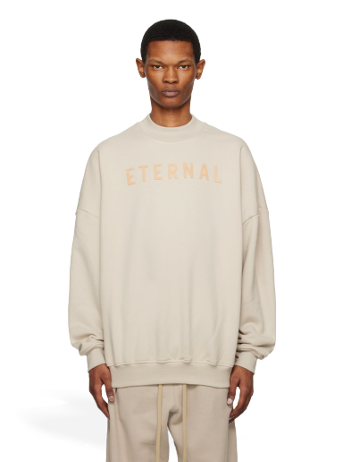 Sweater Fear of God Flocked Beige | FGE50-003AFLC