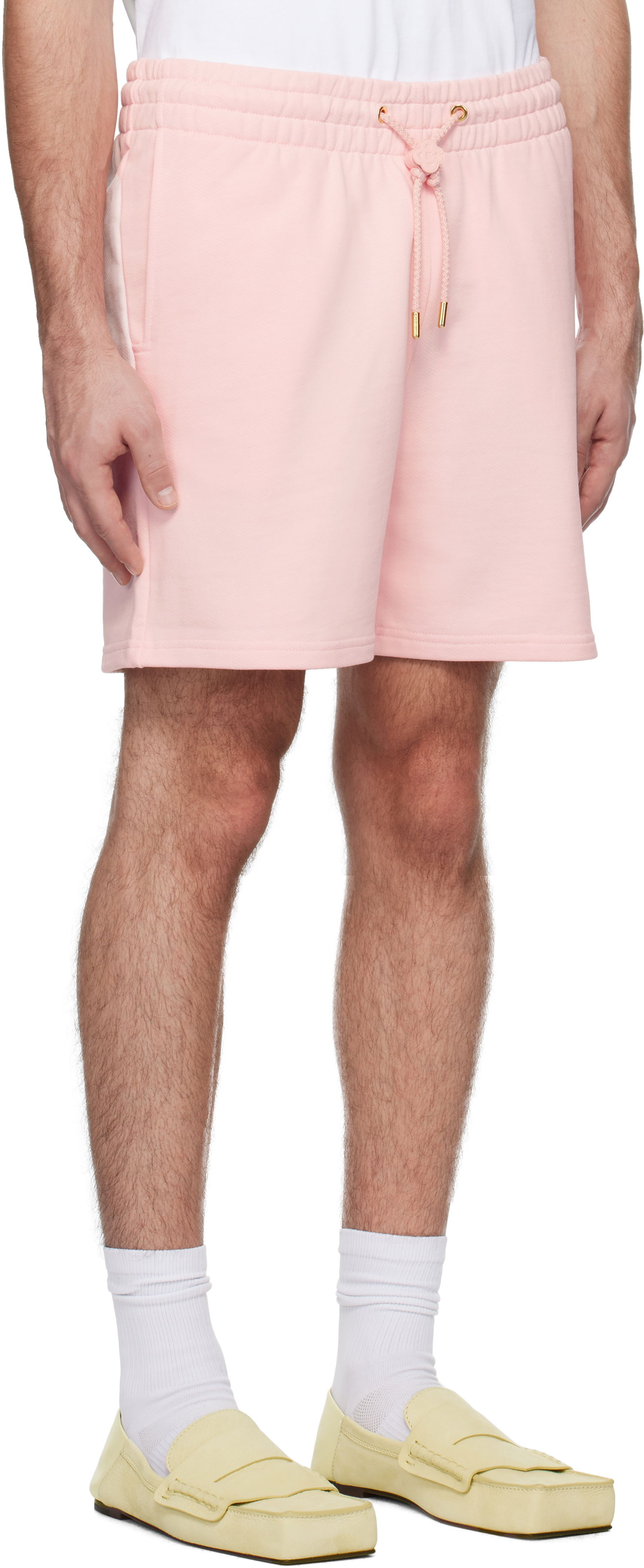 Shorts Casablanca Temple Rubber Patch Shorts Rosa | MPS25-JTR-003-01, 1