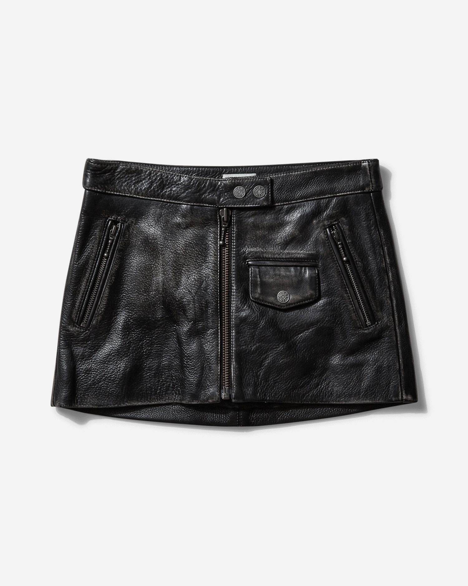 Kjol GUESS Vintage Leather Skirt Svart | W4BD09L0V20 JTMU, 0