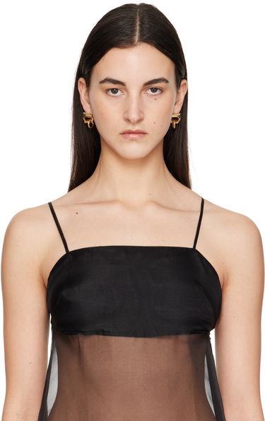 Örhängen FERRAGAMO Ferragamo Gancini Earrings Metallisk | 780397, 2