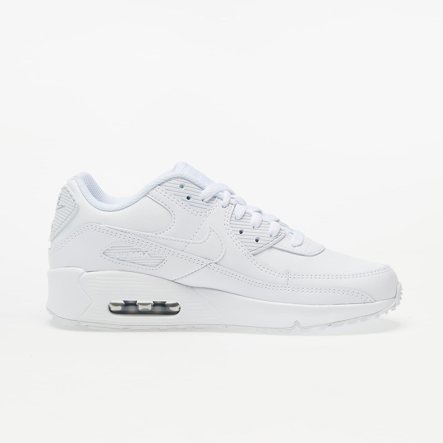 Sneakers och skor Nike Air Max 90 Leather GS Vit | CD6864-100, 1