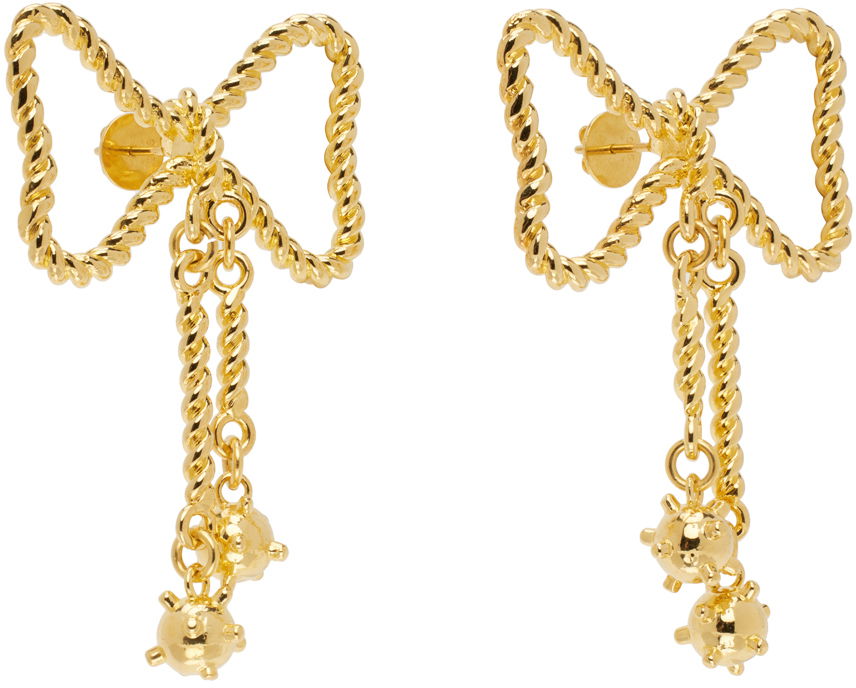 Örhängen Chopova Lowena Chopova Lowena Mace Bow Earrings Metallisk | 6501, 1