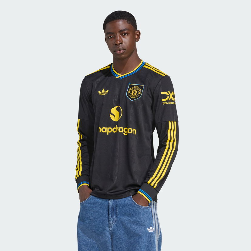 Jersey adidas Performance Manchester United 25/26 Third Jersey Long Sleeve Svart | KD4226