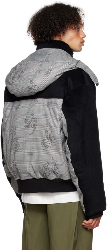 Pufferjacka Feng Chen Wang Feng Chen Wang Houndstooth Down Jacket Flerfärgad | FUF14JK08, 2