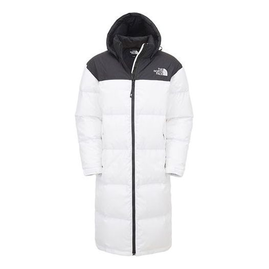Parkas The North Face Nuptse Long Padded Jacket Vit | NC1DK57B