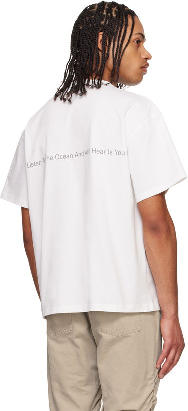 T-shirt MISBHV MISBHV La Donna Del Lago Graphic T-Shirt Vit | 250M108, 2