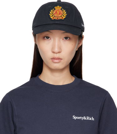 Keps Sporty & Rich Sporty & Rich 'NY' Crest Cap Mörkblå | AC040602234BL106, 0