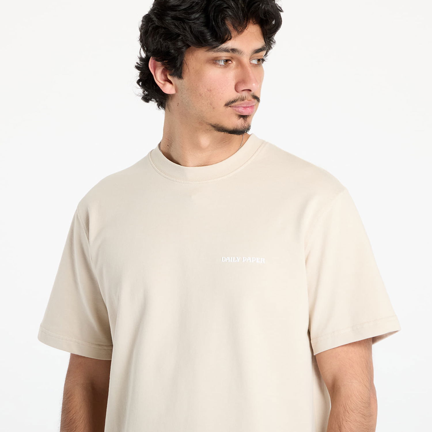 T-shirt DAILY PAPER Daily Paper Dias T-Shirt Beige | 2513067, 1