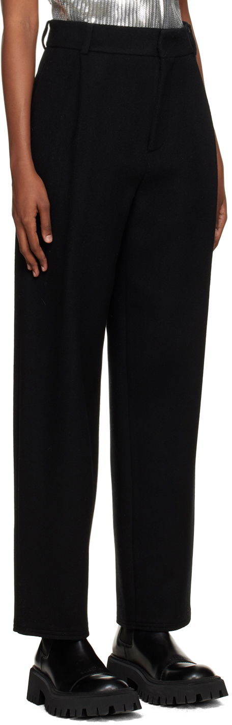 Byxor We11done Wide Fit Trousers Svart | WD-PT3-22-231-W-BK, 1
