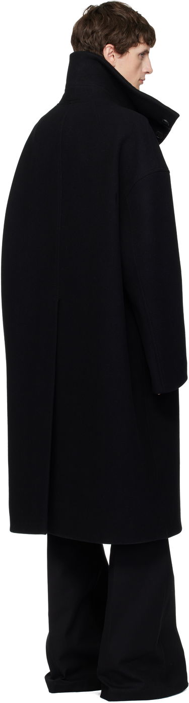 Rockar Rick Owens Concordians Dracucollar Long Coat Svart | RR02E1900 WSF, 2