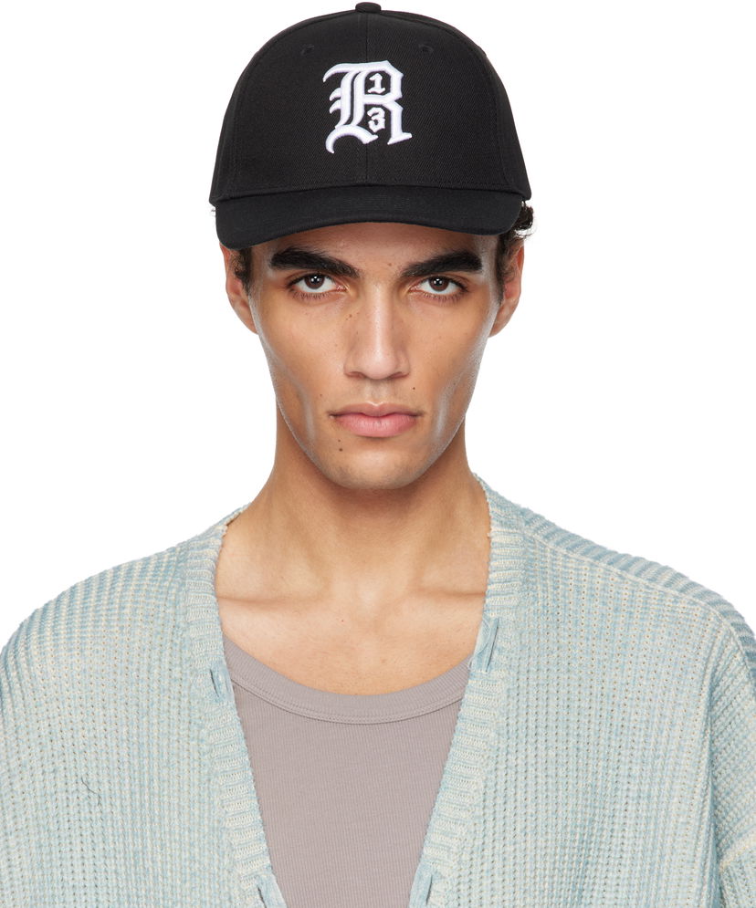 Keps R13 R13 Baseball Cap with Logo Svart | R13WA022-A001