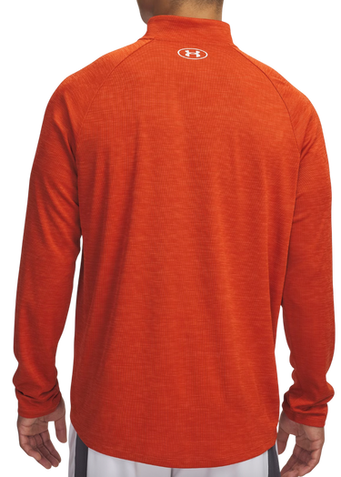 Sweatshirt Under Armour UA Tech Textured 1/2 Zip Top Orange | 1382797-844, 2
