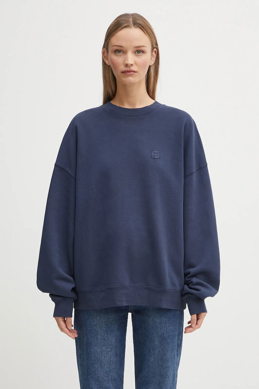 Sweatshirt Anine Bing Anine Bing Miles Sweatshirt Mörkblå | A.08.11205