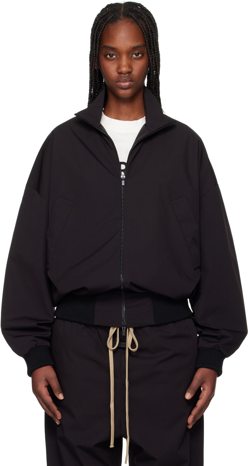 Bomberjacka Fear of God Fear of God Nylon Track Jacket Svart | FGE230-327PON