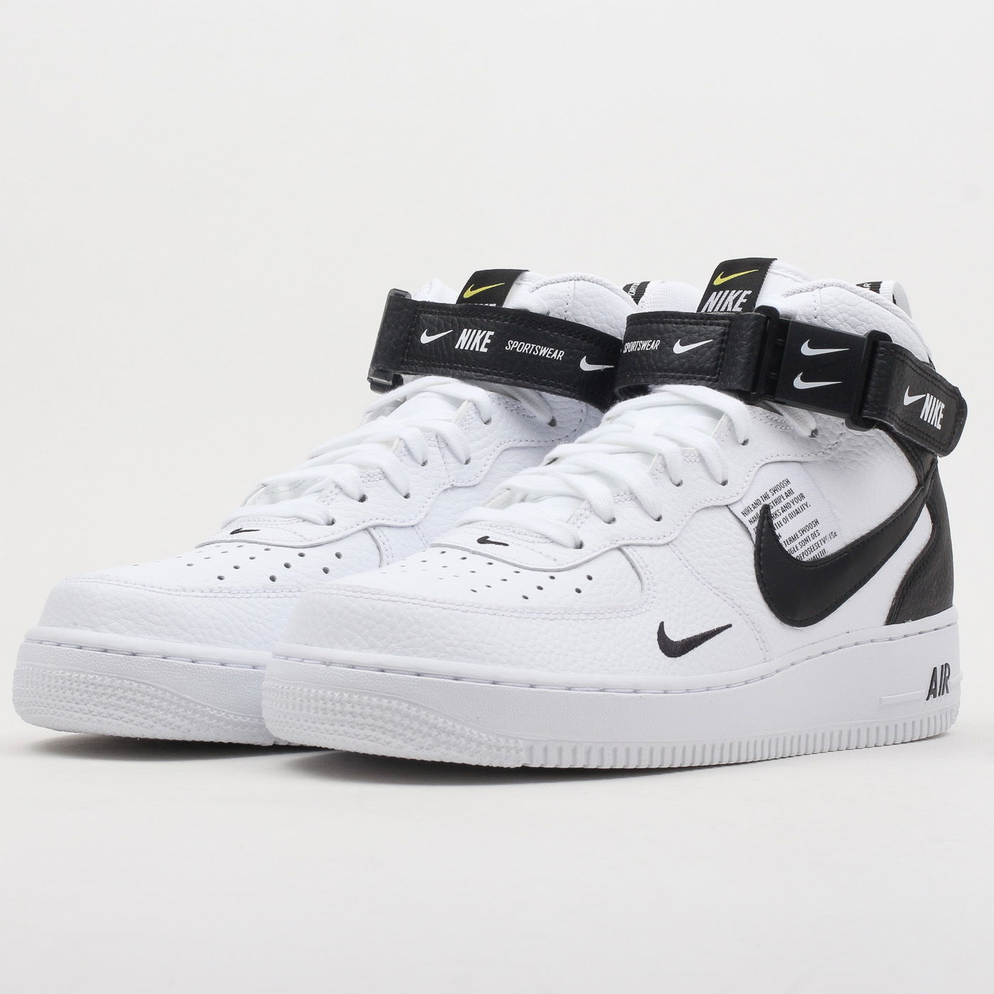 Sneakers och skor Nike Air Force 1 Mid '07 LV8 ''White Black'' Vit | 804609-103, 1