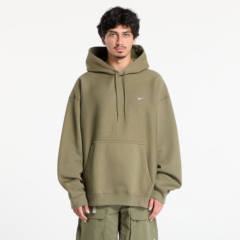 Sweatshirt Nike Solo Swoosh Pullover Hoodie Grön | HV1082-222