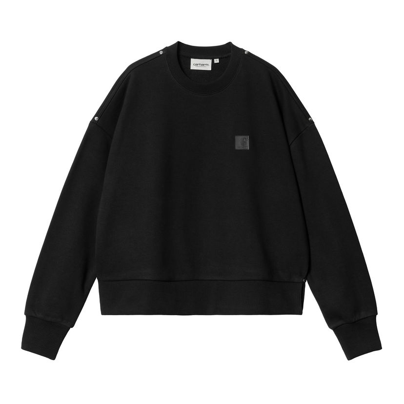 Sweatshirt Carhartt WIP Black Relaxed Fit Crewneck Sweatshirt Svart | I034373_8