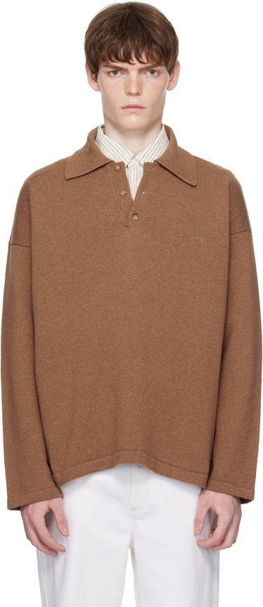 Sweater A.P.C. A.P.C. Manuel Knit Polo Brun | WOASB-H23454, 0